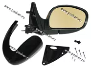 Зеркало боковое 2108-099 2113-15 правое антиблик желтый трос С.Петербург|Код 15838