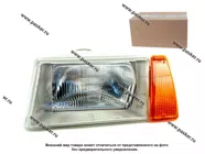 Блок фара 2108-09 Формула Света серый корпус левая желтый указатель|Код 16577