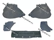 Обшивка багажника 2108-09, 2113-14 махровая 5частей Евро-Мега|Код 16999