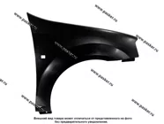 Крыло Renault Logan LADA Largus переднее правое пластик с отверстием под повторитель|Код 17048