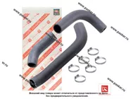 Патрубки радиатора Газель дв ЗМЗ-4216 Бизнес 3 шт +6 хомутов ROSTECO|Код 17909
