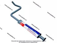 Резонатор Chevrolet Cruze Opel Astra 2010-2015 гг ФОБОС 54923|Код 17949