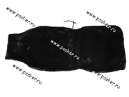 Накидка на сиденье меховая черная|Код 18096