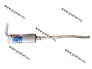 Глушитель Газель 3302 Бизнес дв УМЗ ФОБОС Евро-3 длинный 18329|Код 18329