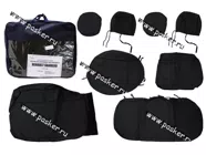 Чехлы Renault Sandero с 2009г экокожа задняя спинка раздельная|Код 18711