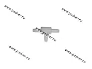 Тройник омывателя 2101-08|Код 1875