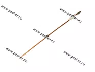 Тормозная трубка медная L-400mm M10x1 универсальная|Код 18763