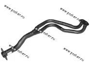 Труба приемная 21214 ФОБОС под датчик кислорода фрезерный фланец 19294|Код 19294