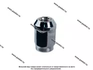 Гайка колесного болта М12х1,25/35 кл 21 конус закрытая хром|Код 20023