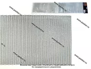 Сетка Sport Garde 1000х200 15х6,5 соты алюминий хром G15652C|Код 21034