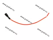 Клемма гнездовая 4,8мм мама АВТОЭЛЕКТРОНИКА луженая изолированная с проводом 0,50мм|Код 21316