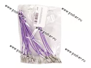 Клемма гнездовая 6,3мм мама АВТОЭЛЕКТРОНИКА специальная луженая с проводом 0,75мм|Код 21367