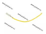 Клемма штыревая 6,3мм папа луженая с проводом 1,50мм AVKOPRO|Код 21438