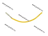 Клемма штыревая 6,3мм папа луженая с проводом 2,50мм AVKOPRO|Код 21448