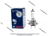 Лампа галоген 12V H7 55W PX26d BOSCH Pure light 071|Код 21581