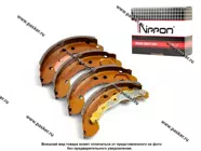 Колодки тормозные LADA Vesta задние Allied Nippon ABS1705|Код 21650