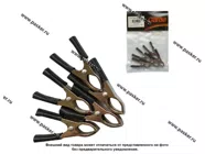 Клемма-зажим крокодил 30А L-70мм Garde черный G3070B|Код 21910