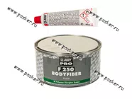 Шпатлевка HB BODY FIBER GLASS F250 стекловолокно 1500гр с отвердителем|Код 22538