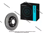 Диск тормозной VW Polo Skoda Rapid 12- Octavia etc. LECAR передний LECAR000846602 [упаковка 2 шт.]|Код 23073