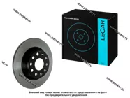 Диск тормозной VW Tiguan 07- Golf 03-08 Jetta 05-11 Passat 05-10 LECAR задний LECAR000196602 [упаковка 2 шт.]|Код 23074