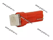 Лампа светодиод 12V1.2W W2x4.6d Nord YADA 1SMD красная|Код 23622