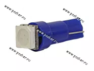 Лампа светодиод 12V1.2W W2x4.6d Nord YADA 1SMD синяя|Код 23623