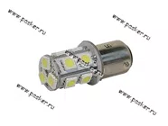 Лампа светодиод 12V21/5W BAY15d Nord YADA 13SMD белая|Код 23624