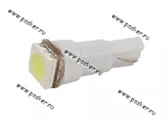 Лампа светодиод 24V1.2W W2x4.6d Nord YADA 1SMD белая [упаковка 10 шт.]|Код 23633
