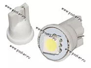 Лампа светодиод 24V5W W2.1x9.5d Nord YADA 1SMD белая [упаковка 10 шт.]|Код 23638