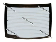 Стекло заднее 2112 КМК GLASS с электрообогревом VAZS0057|Код 23799