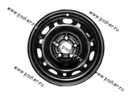 Диск колесный 14/5J/5*100/ET35/d57,1 Magnetto Volkswagen Polo Sedan черный 14016 AM|Код 23964