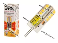 Лампа светодиодная ЭРА LED smd JC-2,5w-827-G4 мягкий желтый свет|Код 24203