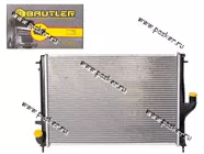 Радиатор Renault Logan LADA Largus BAUTLER алюминиевый паяный с А/С с 08г боковой крепеж BTL-6002B|Код 24533