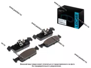 Колодки тормозные Renault Logan II 12- передние LECAR сист. ATE для невент. Дисков LECAR000632201|Код 24811