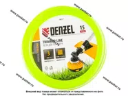 Леска для триммера 3,0мм х 15м FLEX CORD квадрат Denzel 96117|Код 24887
