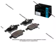 Колодки тормозные Renault Megane III 08- передние сист. ATE LECAR LECAR000642201|Код 24984