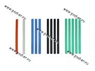 Трубка изоляционная термоусадочная D3,2/1,6мм 14шт по 71мм AVKOPRO|Код 25195