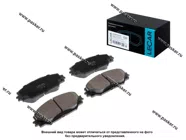 Колодки тормозные Toyota Corolla 06- передние сист. Akebono LECAR LECAR000782201|Код 25582