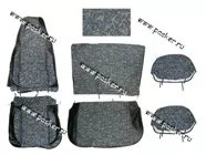 Чехлы Газель 3 места жаккард/кожзам|Код 26287