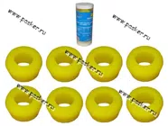 Втулки амортизатора заднего 2101-07 21 213 полиуретановые 8шт|Код 27053