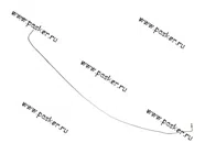 Тормозная трубка 1118 магистральная от ABS задняя левая к шлангу 11180-3506630-10|Код 27249