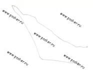 Тормозная трубка 1118 магистральная от ABS задняя правая к шлангу 11180-3506620-10|Код 27250