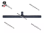 Патрубок печки 2110 АО БРТ Балаково подводящий с тройником|Код 27377