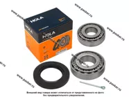 Подшипник ступицы Газель Соболь HOLA передний 2шт с сальником шплинт NB72435SET|Код 28147