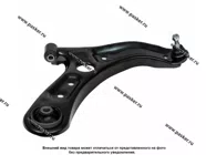 Рычаг подвески Kia Rio 16-22 Hyundai Solaris 17-22 передний нижний правый LECAR LECAR000537502|Код 2825