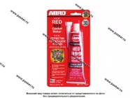 Герметик ABRO 999 85гр силиконовый красный|Код 28647