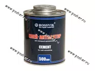 Клей шиномонтажный Rossvik цемент активаторный с кистью 500мл|Код 28833