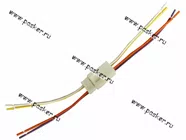 Колодка соединительная 4 местная папа+мама с проводами AVKOPRO|Код 29590