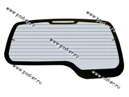 Стекло заднее 2123 Chevy Niva КМК GLASS с электрообогревом VAZS0072|Код 29863