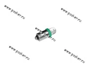 Лампа светодиод 12V4W BA9s Nord YADA 1LED зеленая|Код 30727